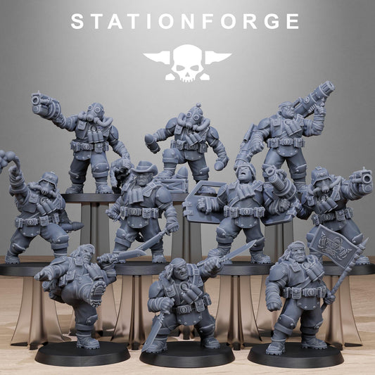 GrimGuard Jungle Fighter Mutants - Set of 10