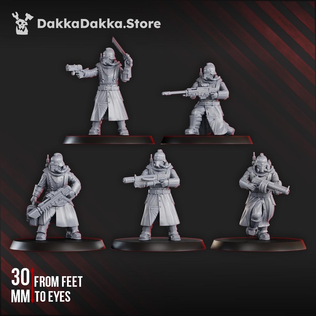 2nd Death Division Grenadier Squad - Set of 5