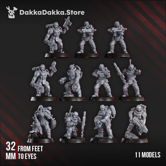 Phaeton Guard Special Forces - Set of 11