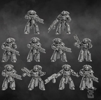 Space Knights Team Ignitium - Set of 10
