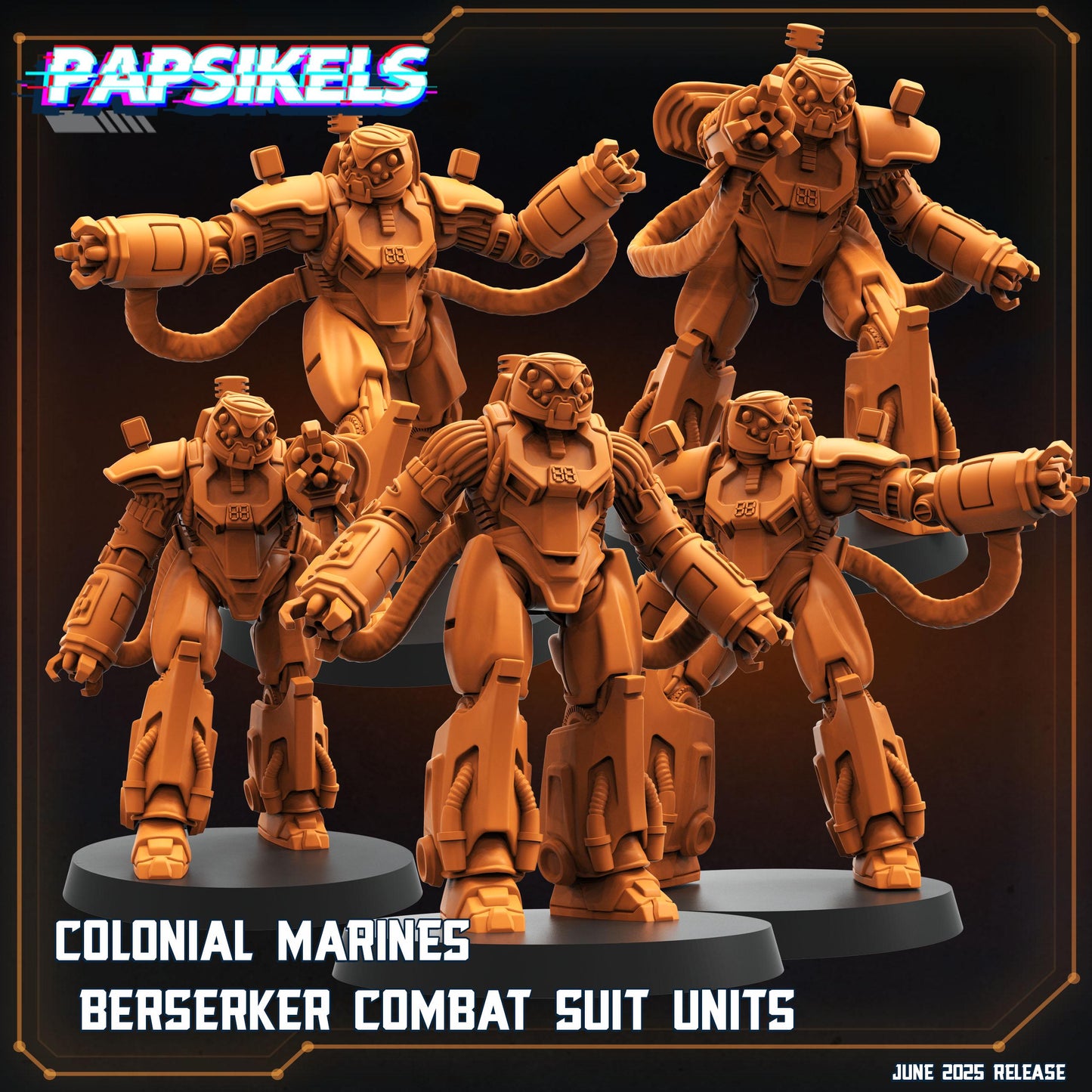 Colonial Marines Berserker Combat Suit Unit - Set of 5