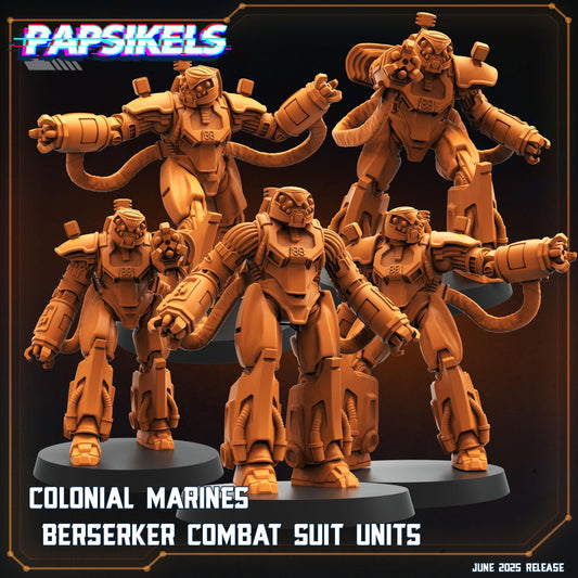 Colonial Marines Berserker Combat Suit Unit - Set of 5