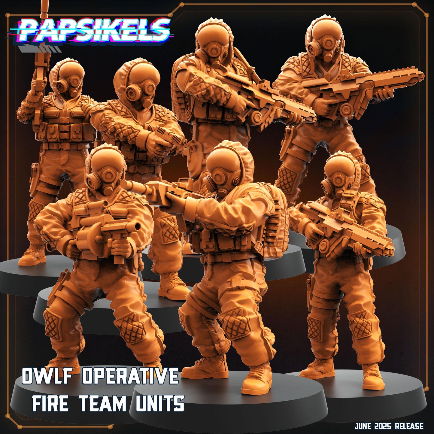 OWLF Operative Fire Team Units - Set of 7
