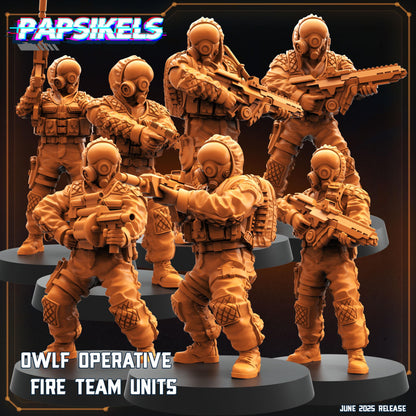 OWLF Operative Fire Team Units - Set of 7
