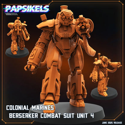 Colonial Marines Berserker Combat Suit Unit - Set of 5