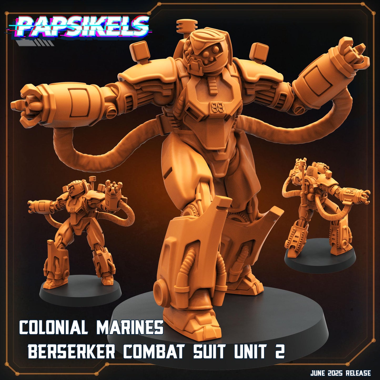 Colonial Marines Berserker Combat Suit Unit - Set of 5