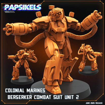 Colonial Marines Berserker Combat Suit Unit - Set of 5