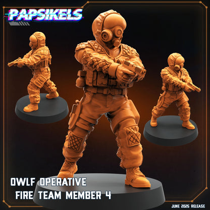 OWLF Operative Fire Team Units - Set of 7