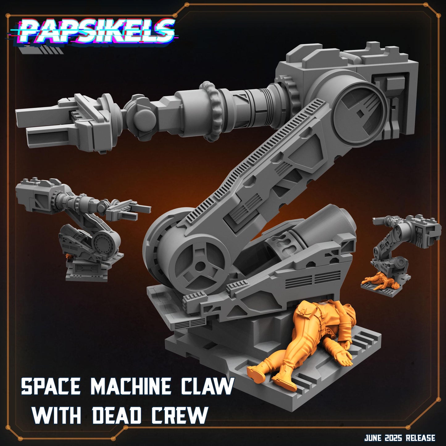 Space Machine Claw with Dead Crew Member