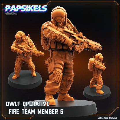 OWLF Operative Fire Team Units - Set of 7