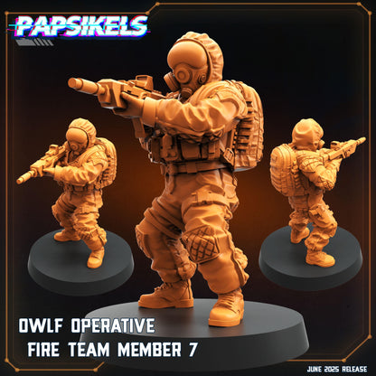 OWLF Operative Fire Team Units - Set of 7