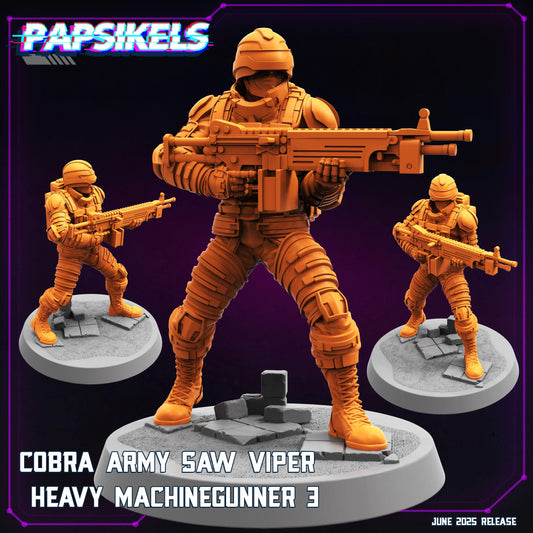 Cobra Army Saw Viper Heavy Machinegunner - 3