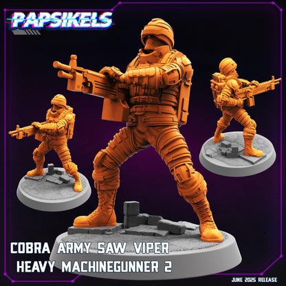 Cobra Army Saw Viper Heavy Machinegunner - 2
