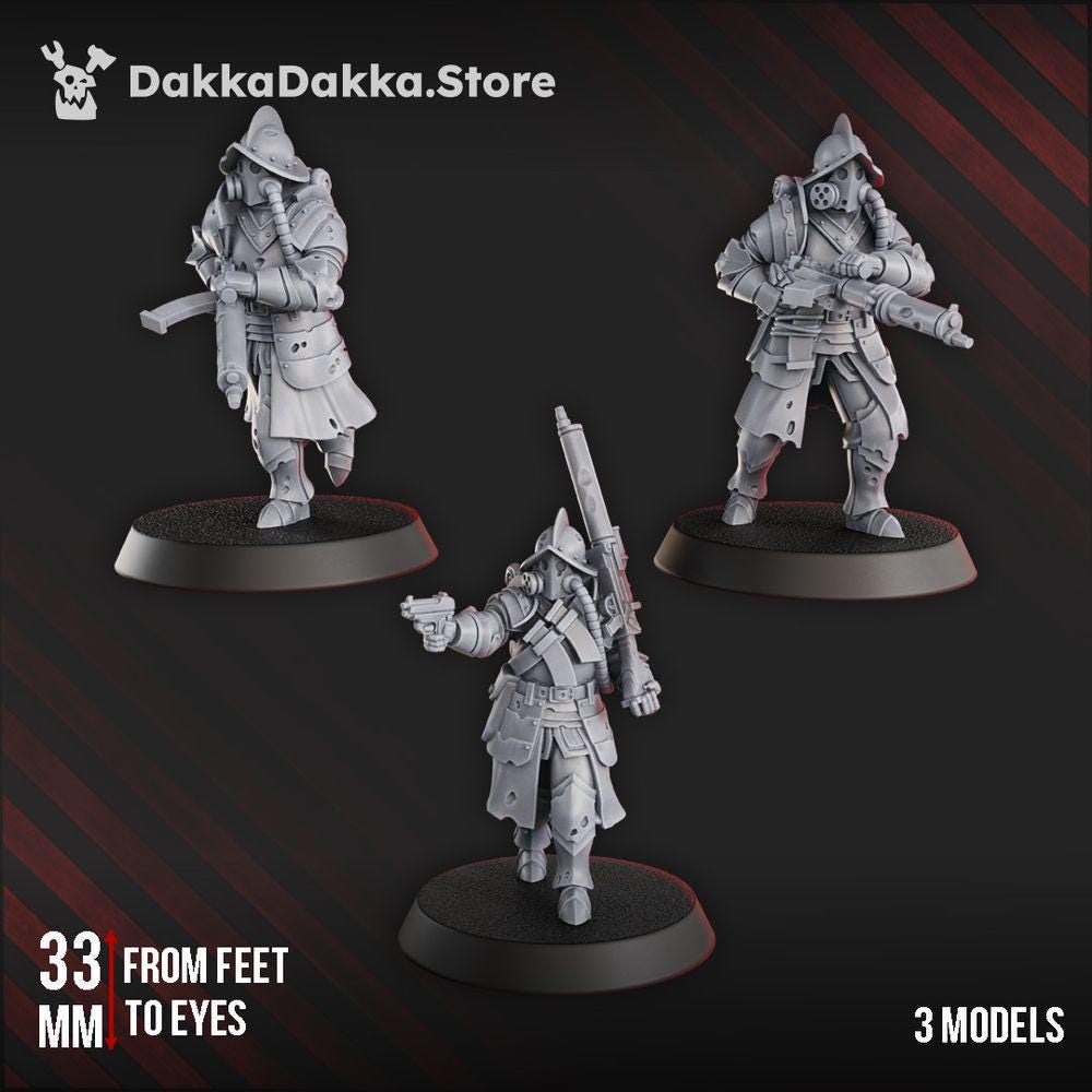 Conquistador Heavy Support - Set of 3