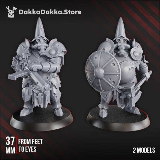Verdugo Inquisitorial Shield and Machinegun - Set of 2