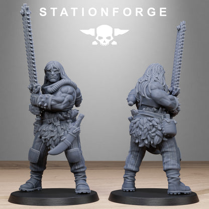 Techno Savage Barbarians - Set of 10