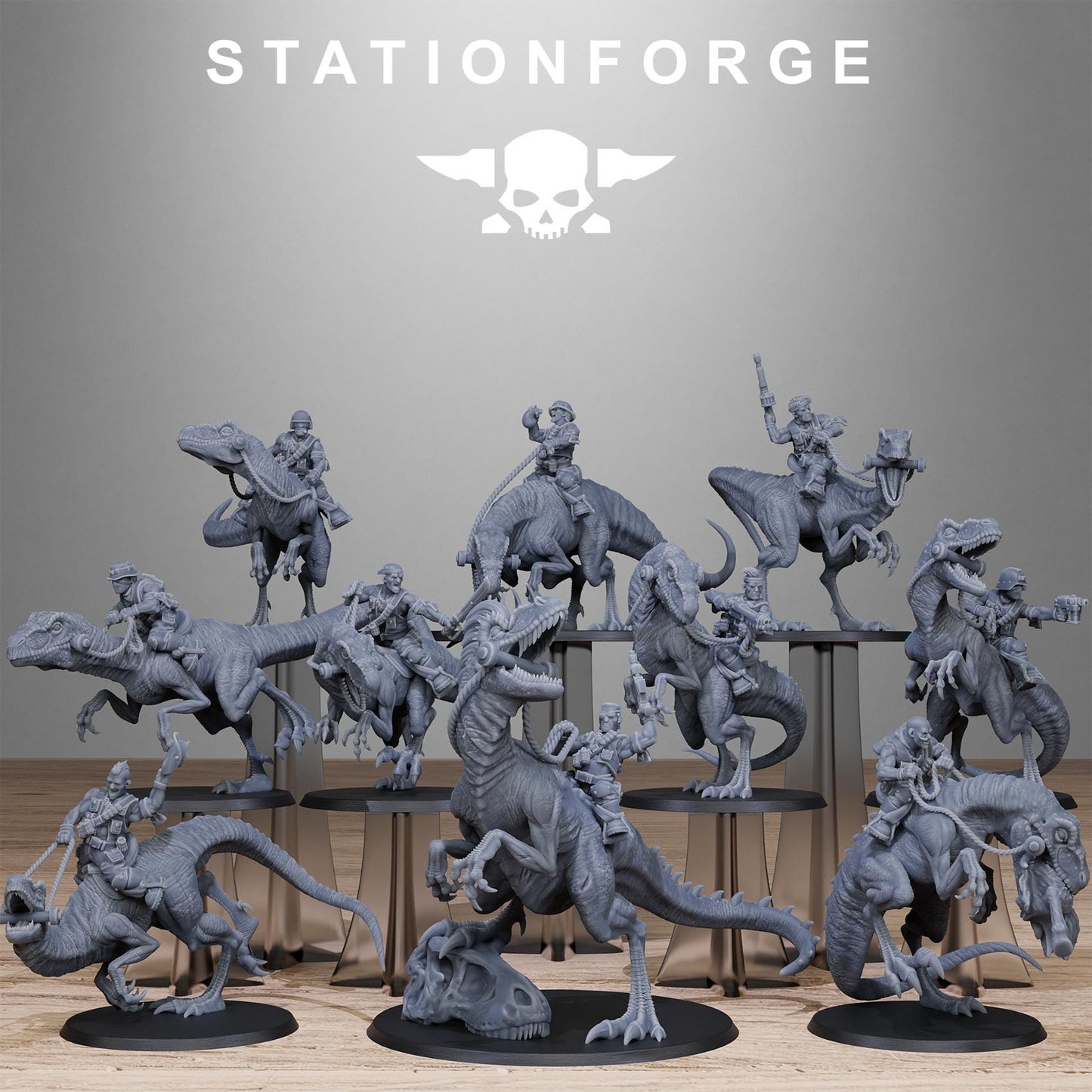 GrimGuard Jungle Raptors - Set of 10 | Grimdark | Sci-Fi Future | Tabletop Wargaming