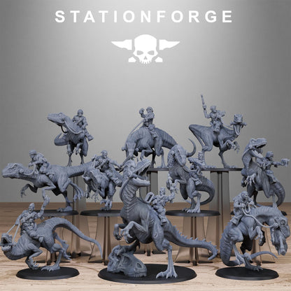 GrimGuard Jungle Raptors - Set of 10 | Grimdark | Sci-Fi Future | Tabletop Wargaming