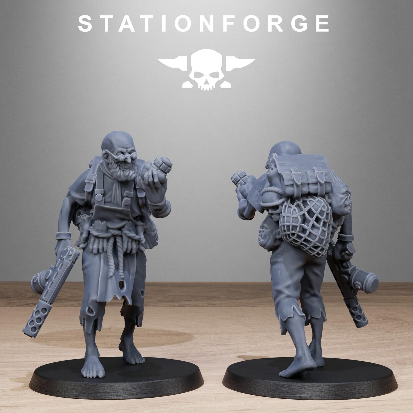 Corrupted Guard Abhumans - Set of 10 | Grimdark | Sci-Fi Future | Tabletop Wargaming