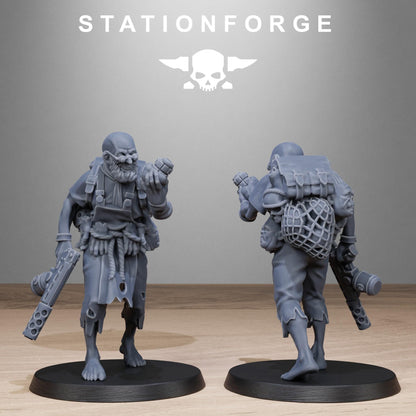 Corrupted Guard Abhumans - Set of 10 | Grimdark | Sci-Fi Future | Tabletop Wargaming