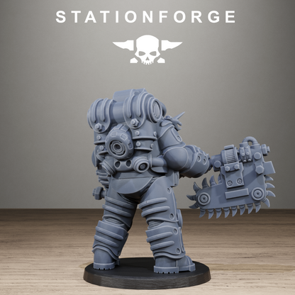 Techno Savages Vernaxers - Set of 10 (unpainted)