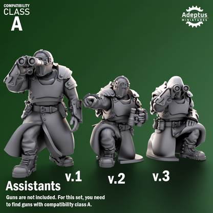 Heavy Weapons Team - Crusaders Covenant - Set of 12 (heavy guns not included)