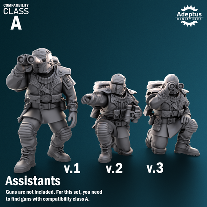 Heavy Weapons Squad - Winterline Forces - Set of 12 (heavy guns not included)