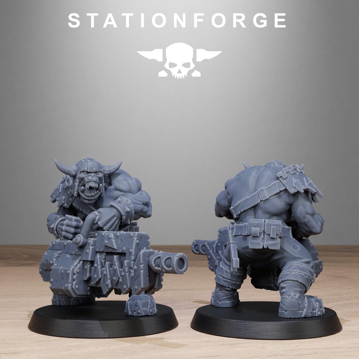 Orkaz Bros Infantry - Set of 10 | Grimdark | Sci-Fi Future | Tabletop Wargaming