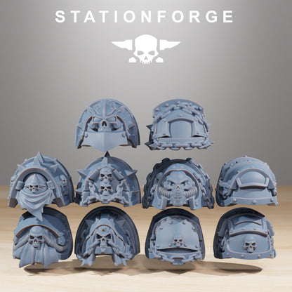 Socratis Crusaders - Set of 10 |  Wargame Proxy | Sci-Fi | Cyberpunk