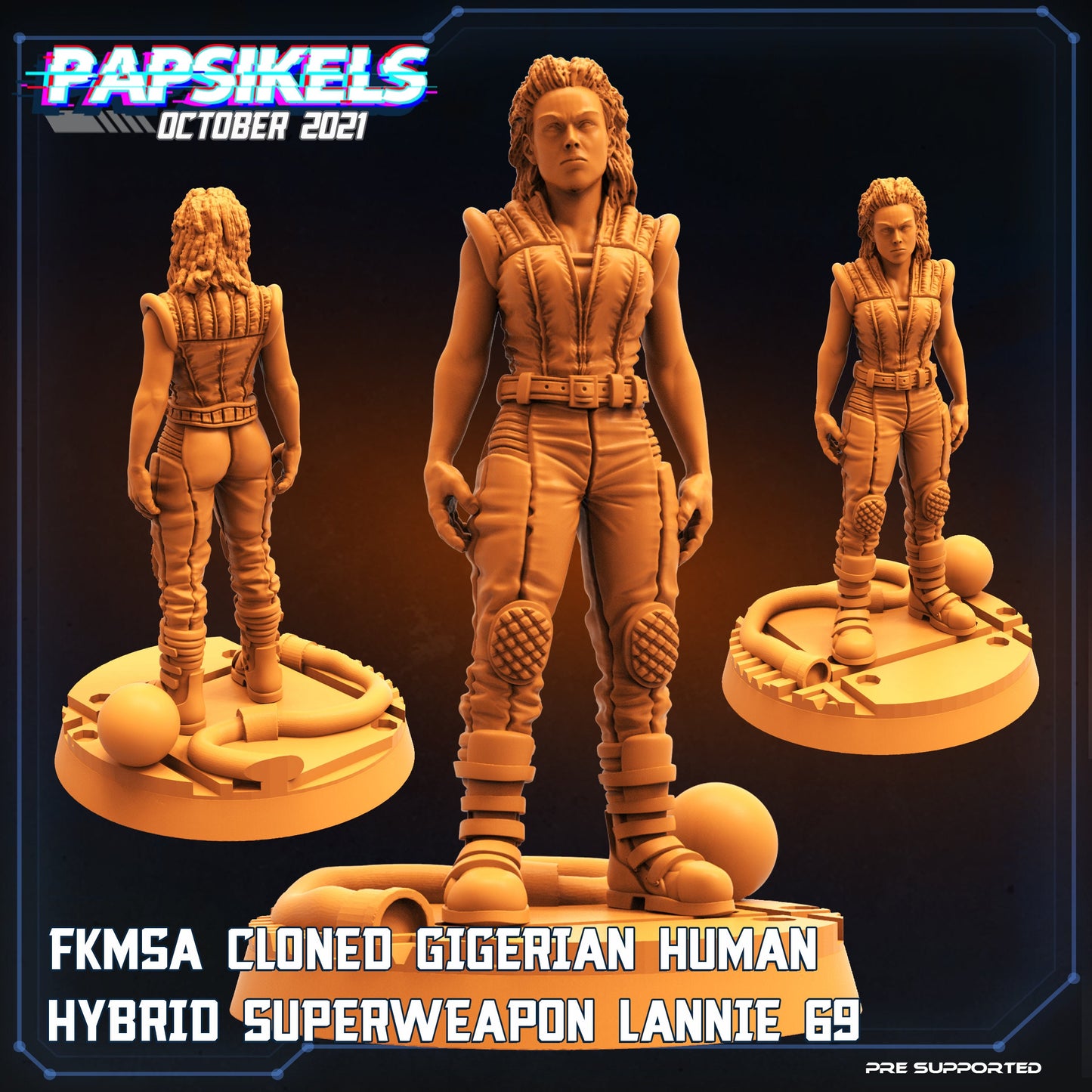 FKMSA Cloned Gigerian Human Hybrid Superweapon Lannie 69