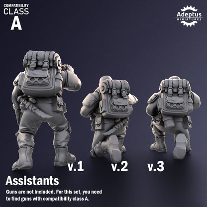 Heavy Weapons Team - Sandshroud Battalion - Set of 12 (heavy guns not included)