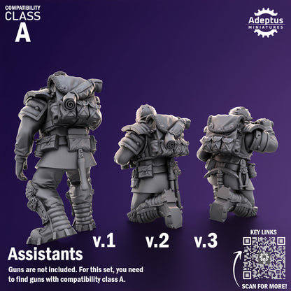 Heavy Weapons Team - Stormworn Troops - Set of 12 (heavy guns not included)