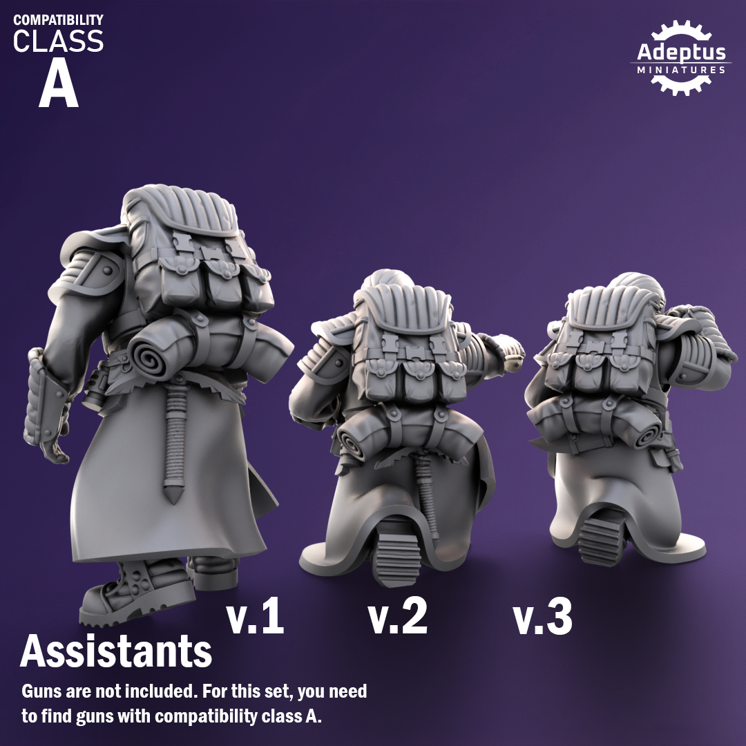 Heavy Weapons Team - Iceward Division - Set of 12 (heavy guns not included)