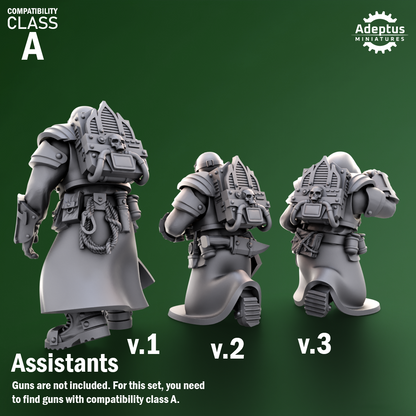 Heavy Weapons Team - Crusaders Covenant - Set of 12 (heavy guns not included)