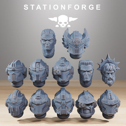 Socratis Reinforcers - Set of 12 | DnD Miniatures  | Wargame Proxy Minis | Sci-Fi | Cyberpunk