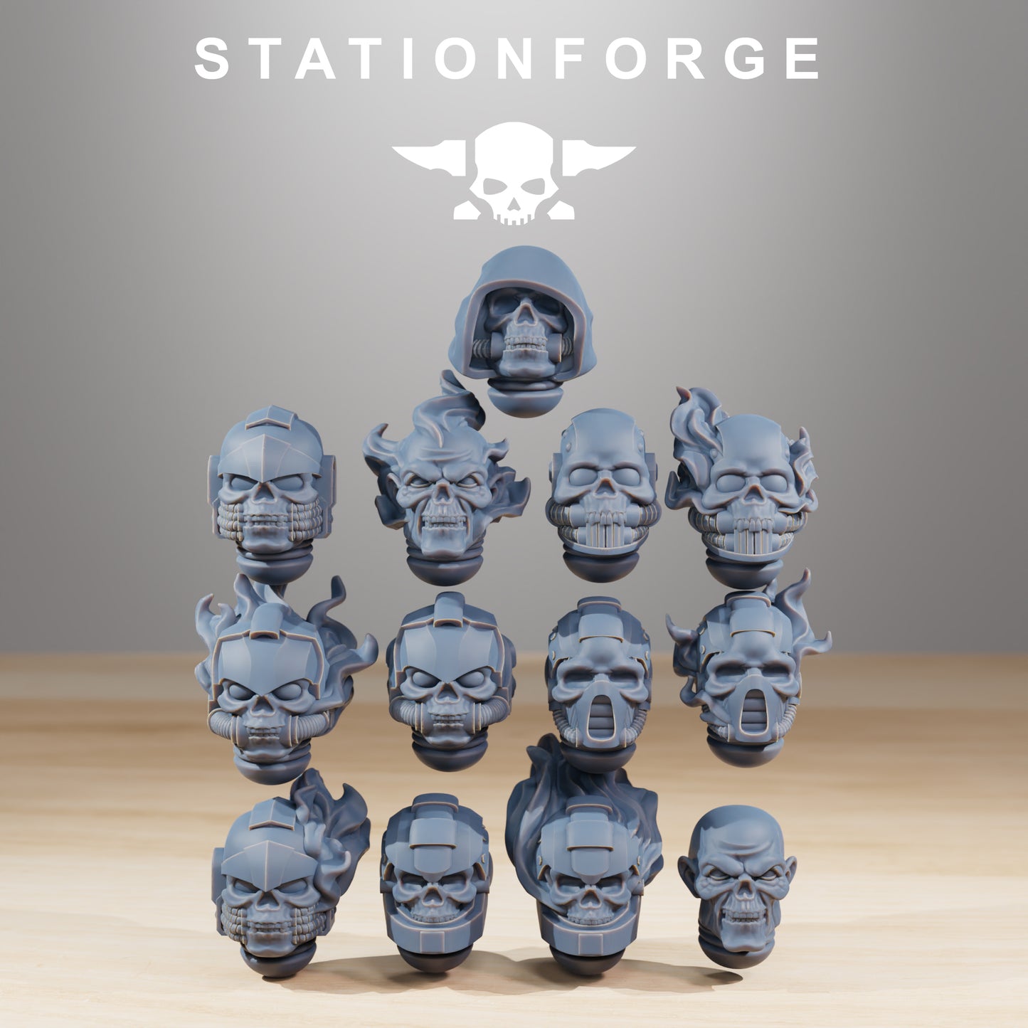 Socratis Doom Reapers - Set of 13 Heads