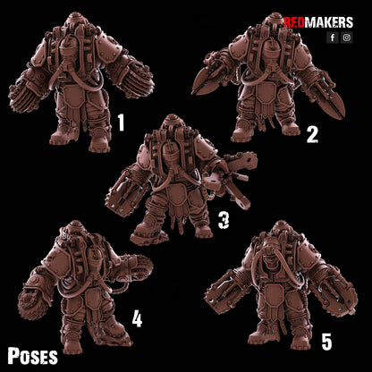 Solar Guard - Abhuman Wardens - Imperial Force - Set of 5