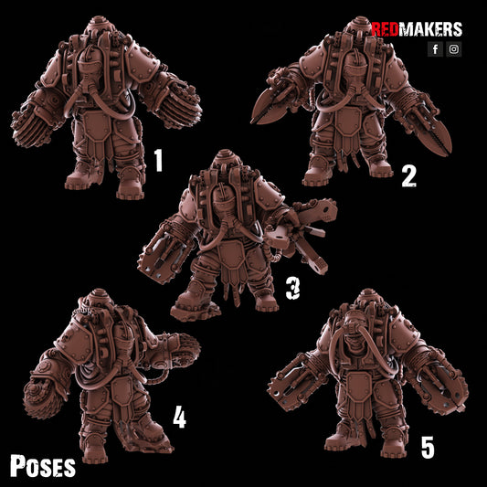 Solar Guard - Abhuman Wardens - Imperial Force - Set of 5