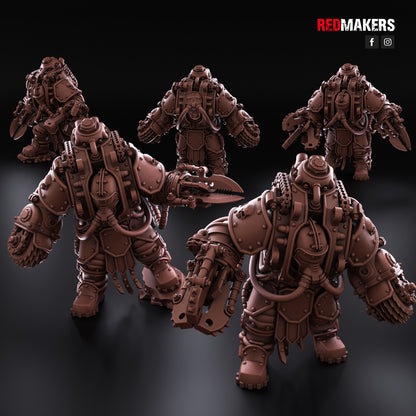 Solar Guard - Abhuman Wardens - Imperial Force - Set of 5