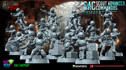 SAC - Scout Advanced Commandos - Set of 16