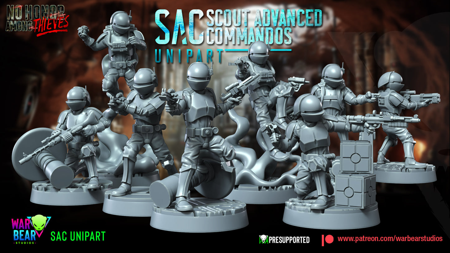SAC - Scout Advanced Commandos - Set of 16