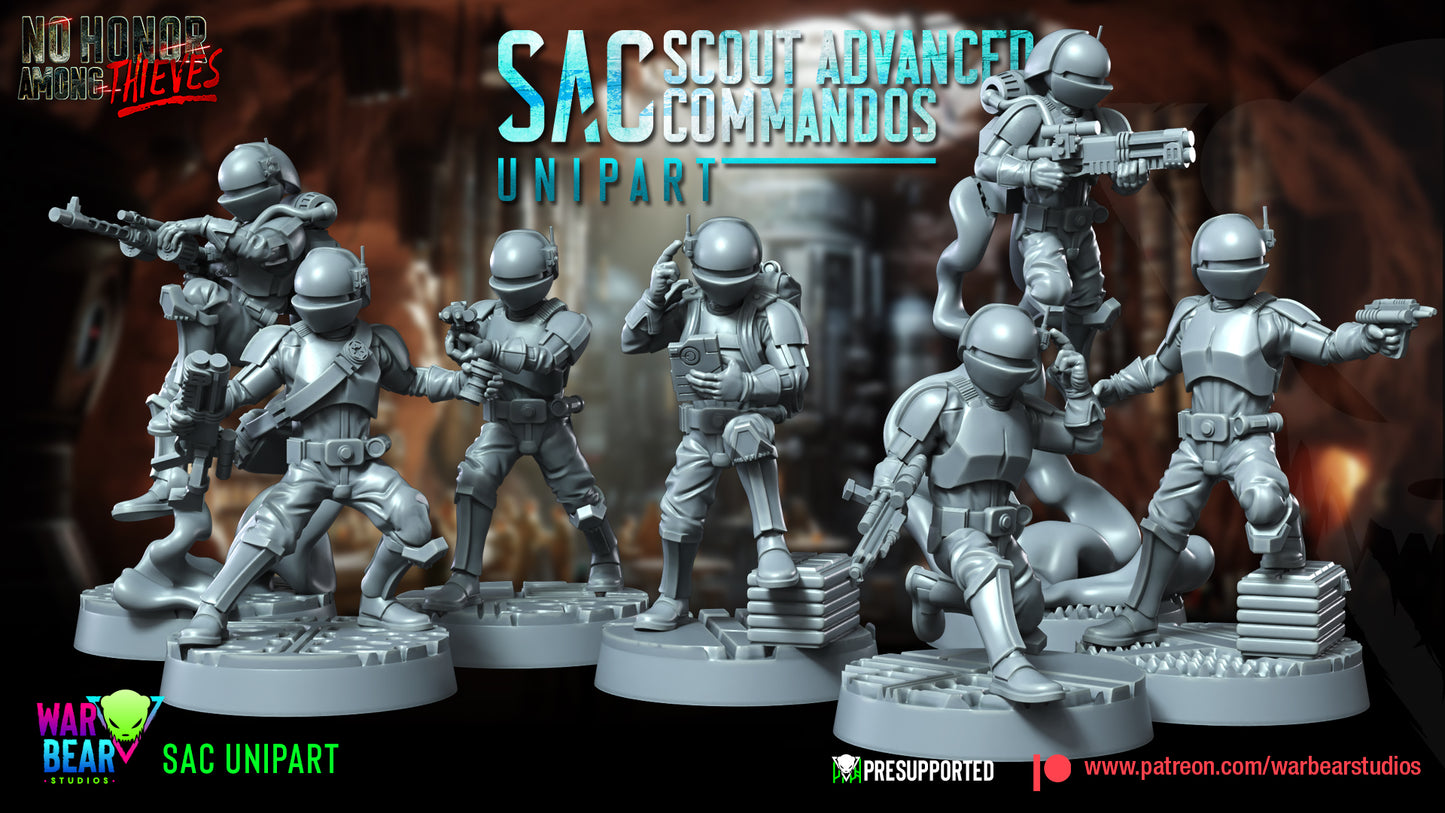 SAC - Scout Advanced Commandos - Set of 16