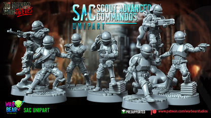 SAC - Scout Advanced Commandos - Set of 16