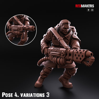 Shock Troops - Command Squad - Pose 4 - Set of 2