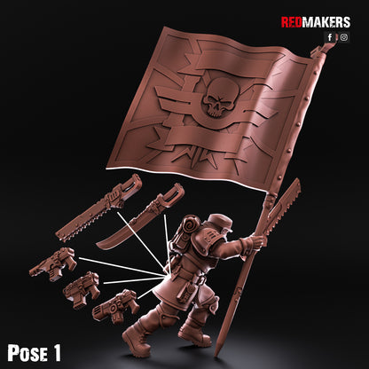 Shock Troops - Command Squad - Pose 1