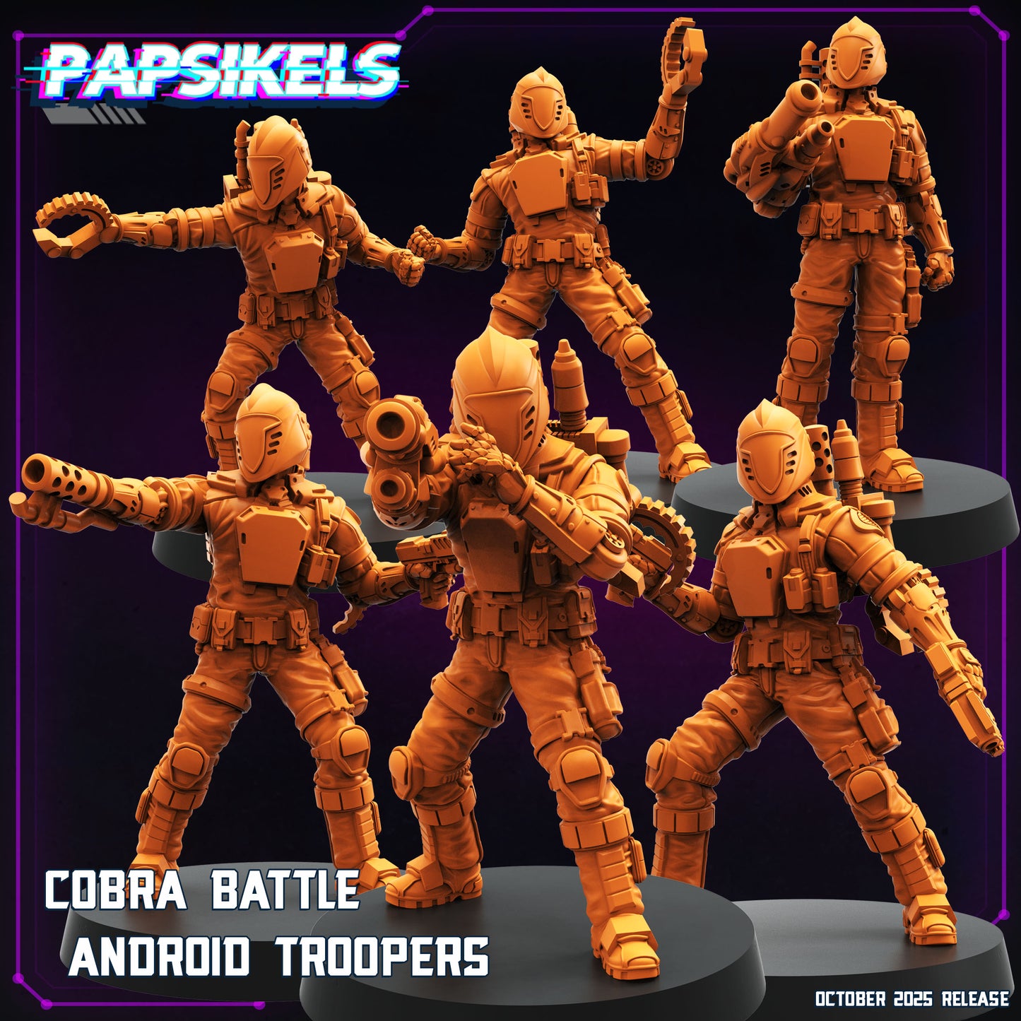 C-Bra Battle Android Troopers - Set of 6