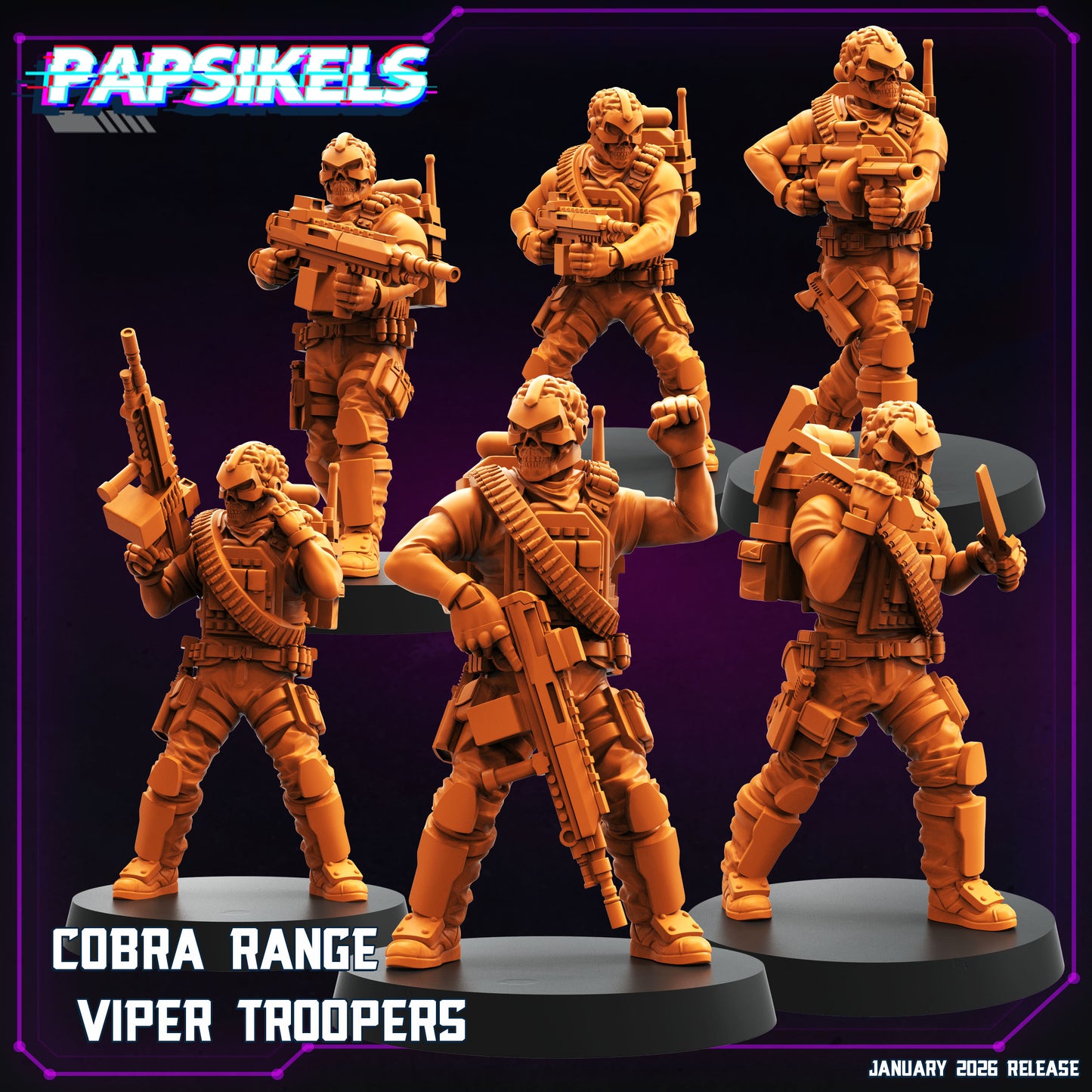 C-Bra Range Viper Troopers - Set of 6
