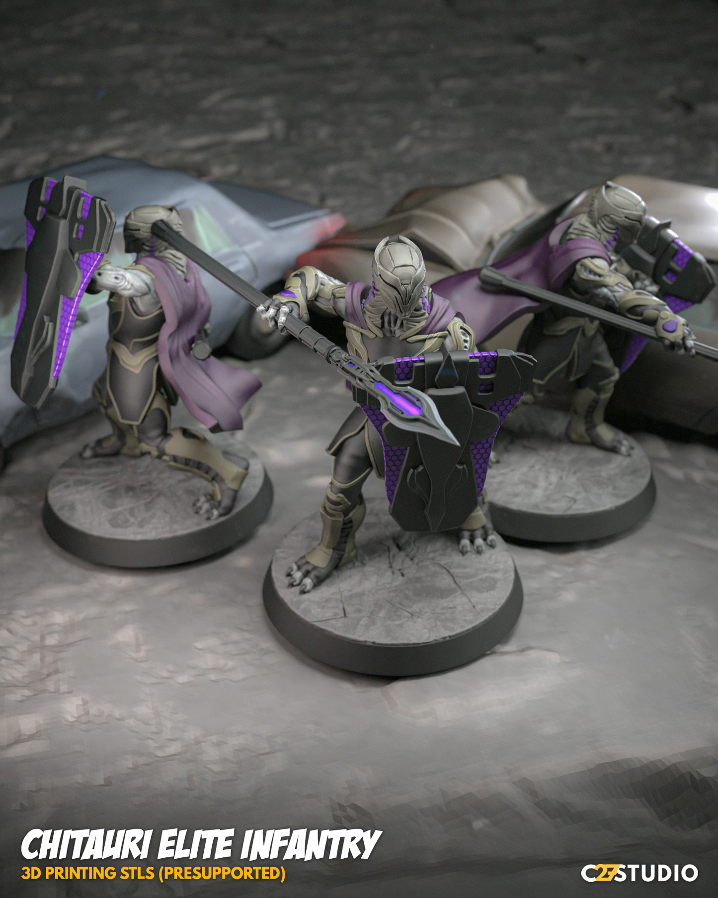 Chitauri Elite - Set of 3