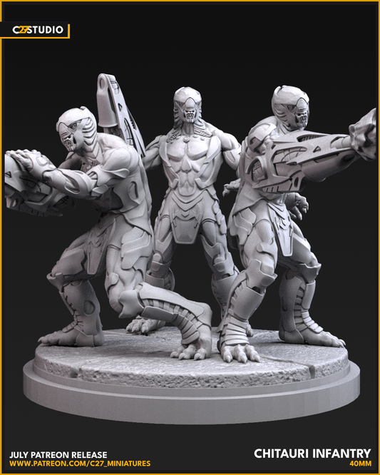 Chitauri Infantry - Set of 3