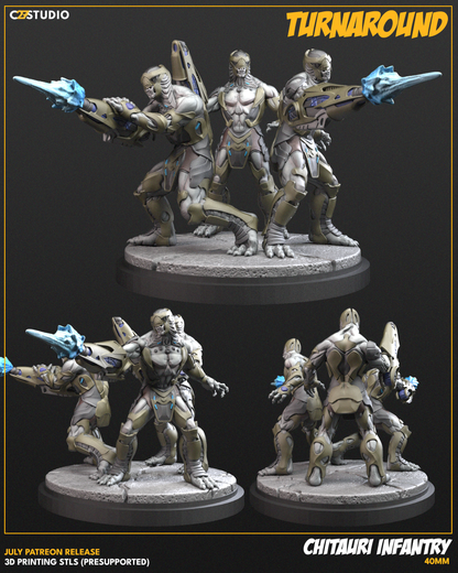 Chitauri Infantry - Set of 3